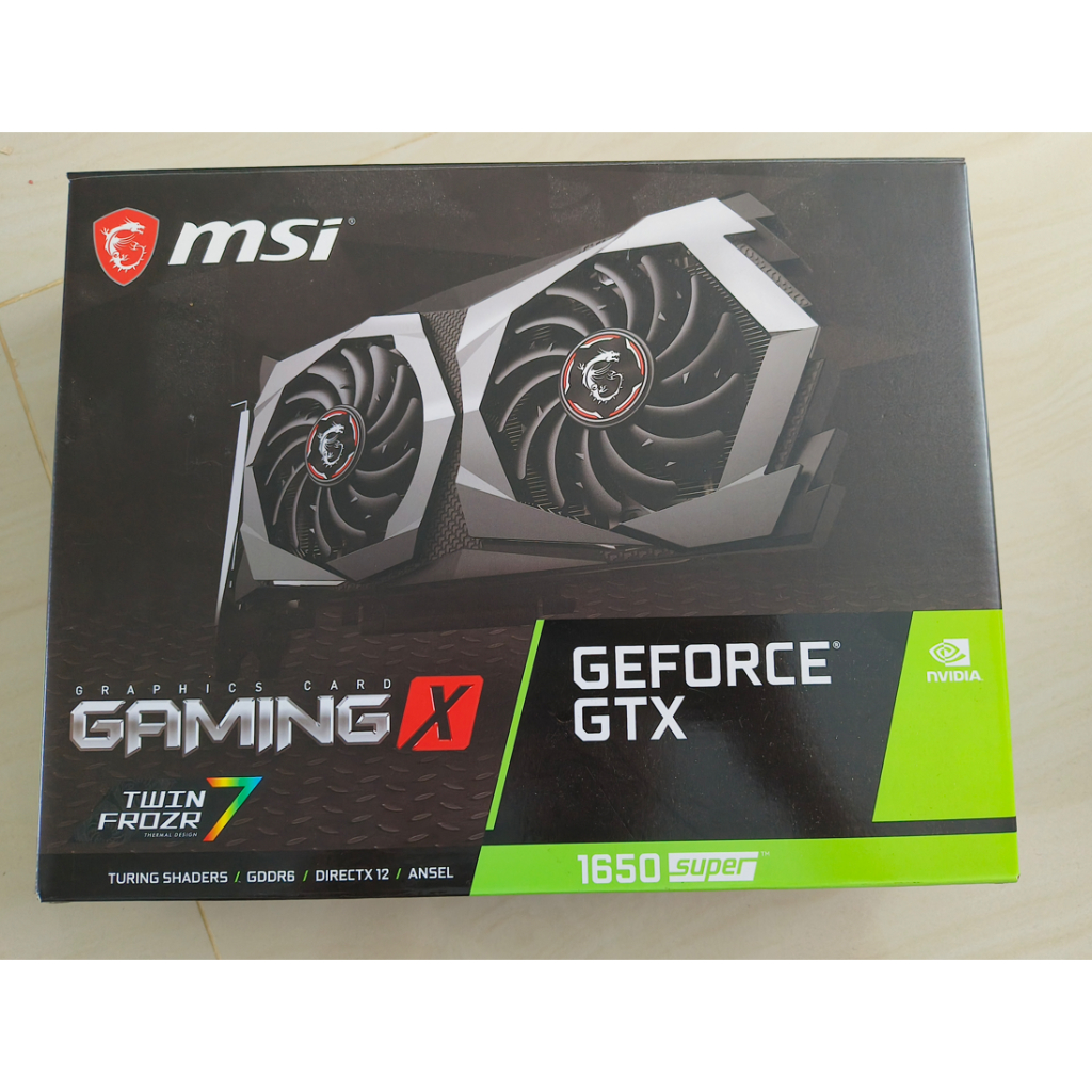 VGA MSI GTX 1650 SUPER GAMING X TWIN FROZR 7 SUPER RARE