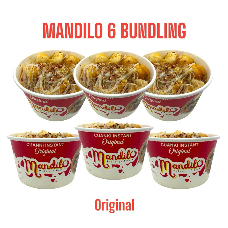 

Mandilo Bundling 6 Pcs - Cuanki Instant | Rasa Original | Cuanki Siap Saji