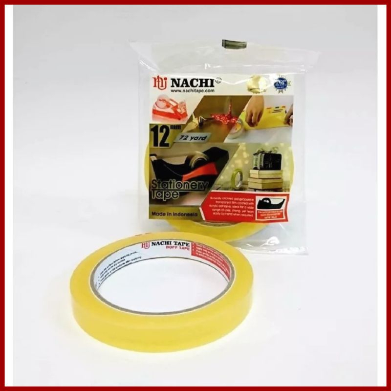 

Isolasi Nachi Tape Stationery Premium 12mm 72 Yard 1 PCS