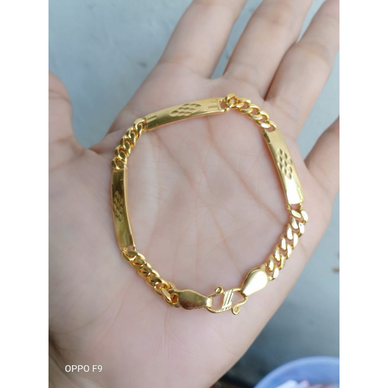 gelang swasa lapis emas 22k