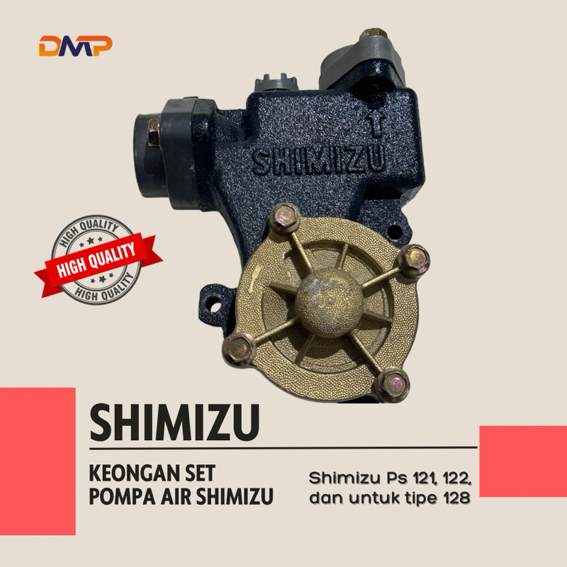 Keongan Pompa Air Shimizu Ps 121, 122, 128 bit Original Full set BARU Copotan