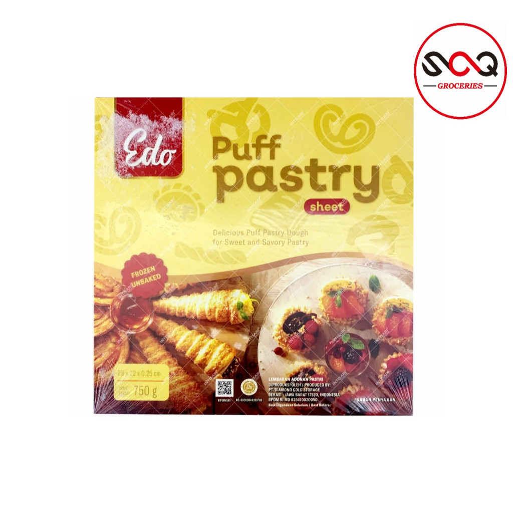 

Edo Puff Pastry 750 Gram Kulit Zuppa