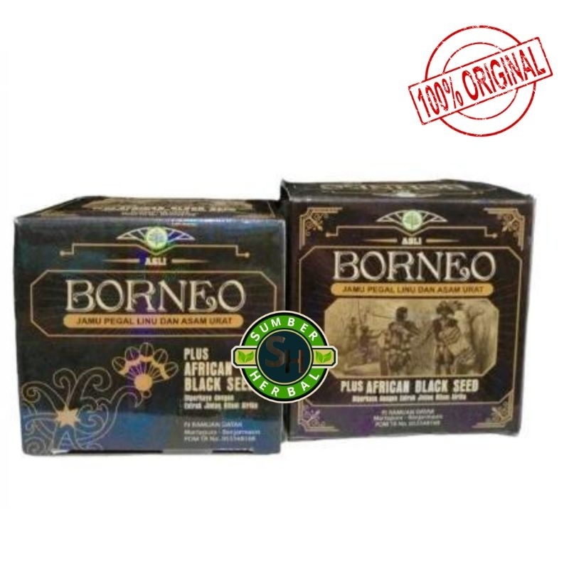 kapsul Borneo original asam urat rematik pegelinu