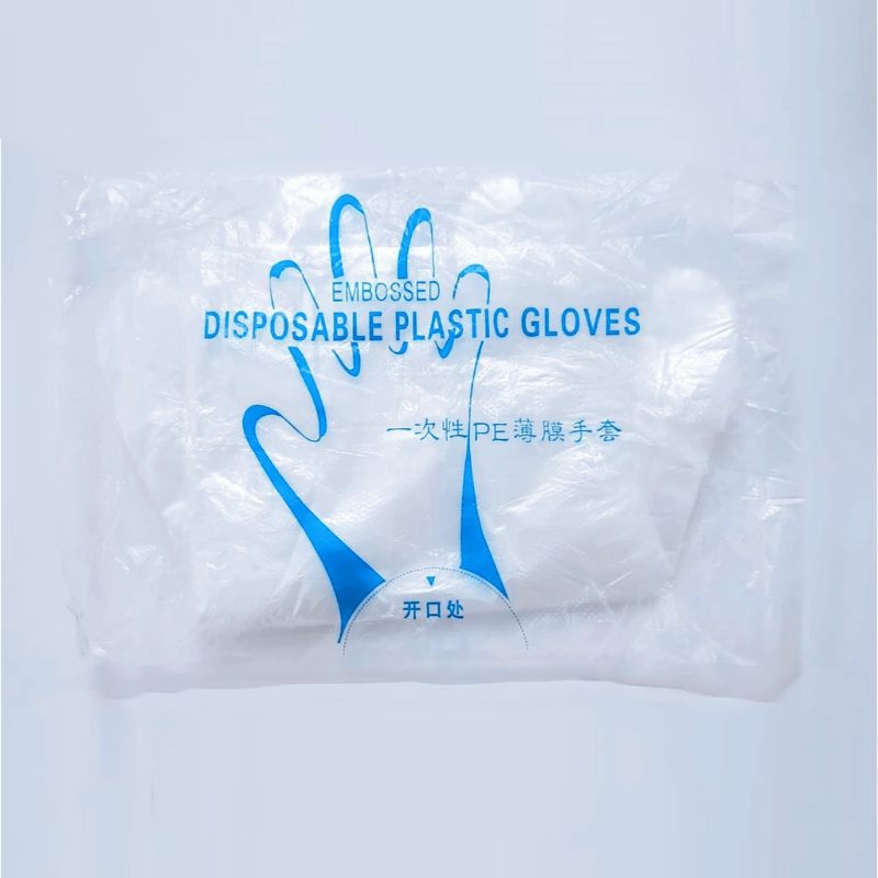 Sarung Tangan Plastik Sekali Pakai Kemasan Plastik Bening Sekali Pakai