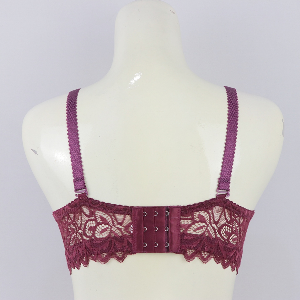 Scelta - Sexy Bra Set Celana Dalam Wanita Transparan Bralette Kawat Berkawat Renda Setelan Bh Sc Pb1853 Set thumbnail 4