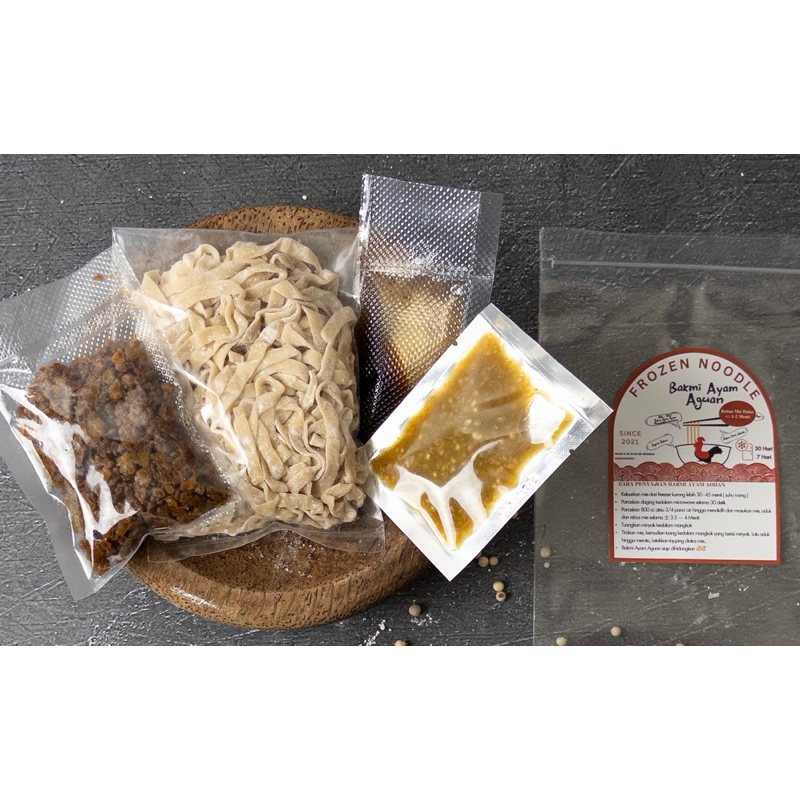 

Bakmi Lebar Daging AYAM Cincang HALAL - BAKMI AYAM AGUAN HALAL
