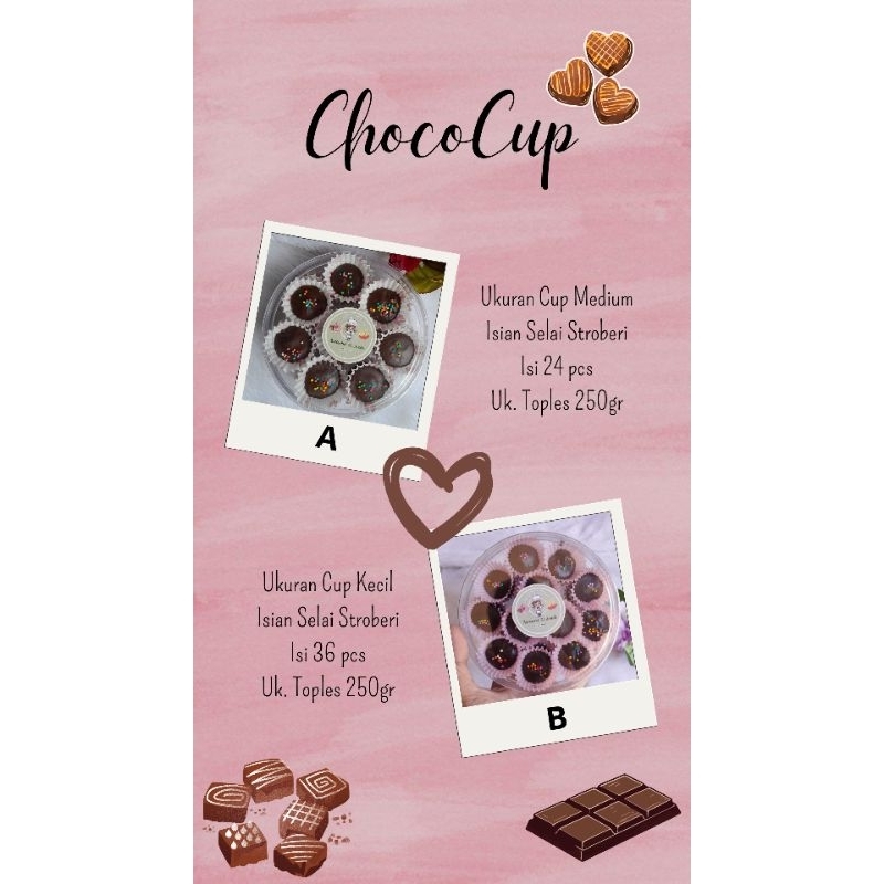 

Choco Cup Cokelat Karakter Cokelat Unik Cokelat Mangkok