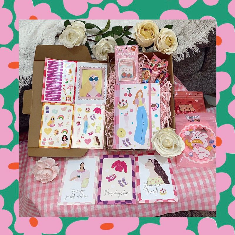 

BOX OF HAPPINESS - HAMPERS NOTEBOOK UNTUK GIFT/WISUDA/BIRTHDAY/RAYA/DLL