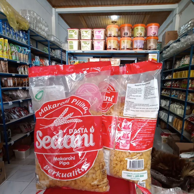 

MAKARONI PIPA PASTA SEDANI 1Kg