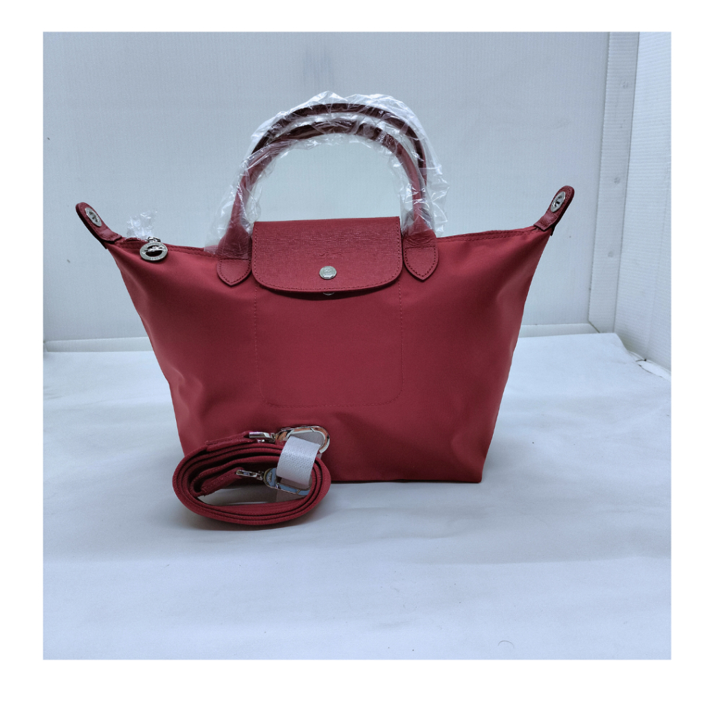 Tas Wanita Branded L1512578545  Le Pliage Neo Small Top Handle Bag Rouge