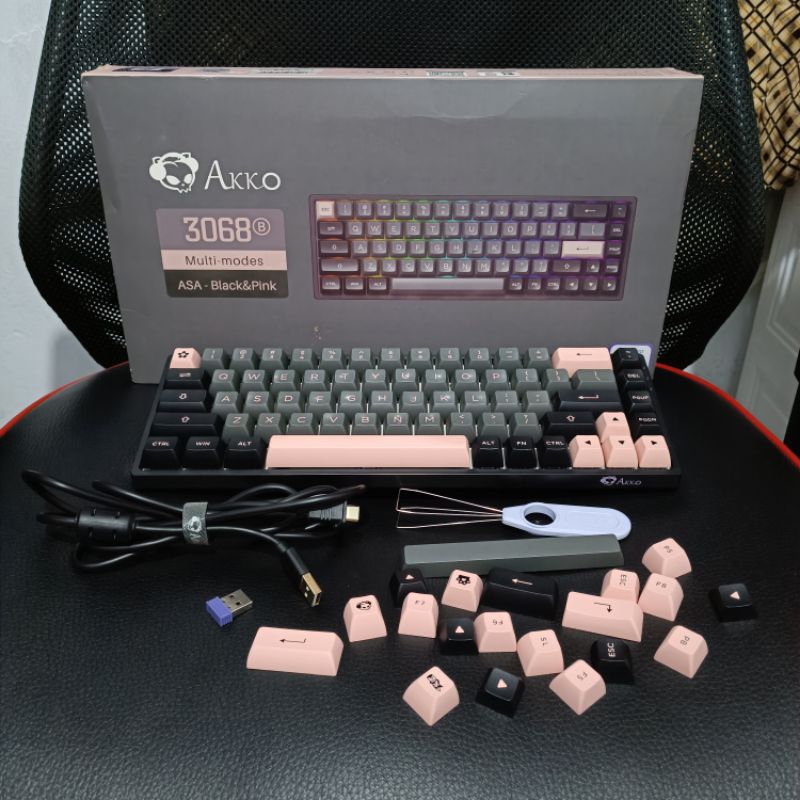 Akko 3068b v2 black pink jelly purple (second)