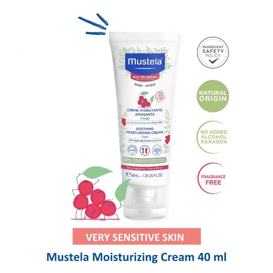 Mustela - Mousturizing Cream 40ml Red Mustela