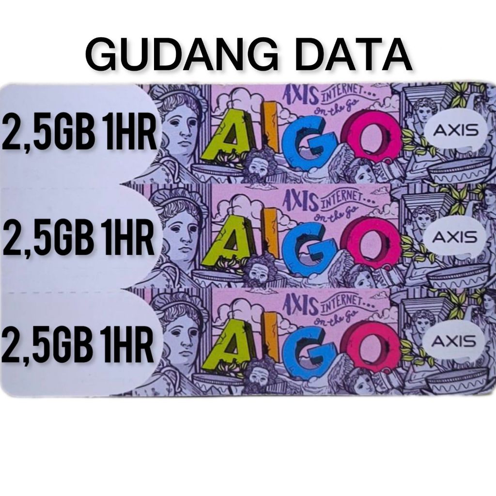 Voucher Axis 3GB 1Hari
