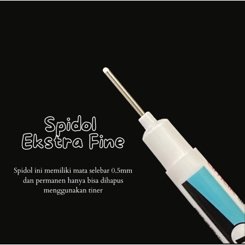 

[GASKA] Spidol Akrilik Putih Ekstra Fine 0.7mm Permanen