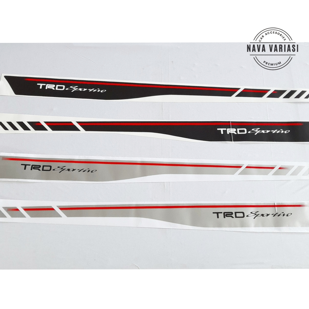 Stiker Body Samping TRD Sportivo Stiker Body Samping Model TRD Sportivo Mobil Fortuner 2016 All Vari