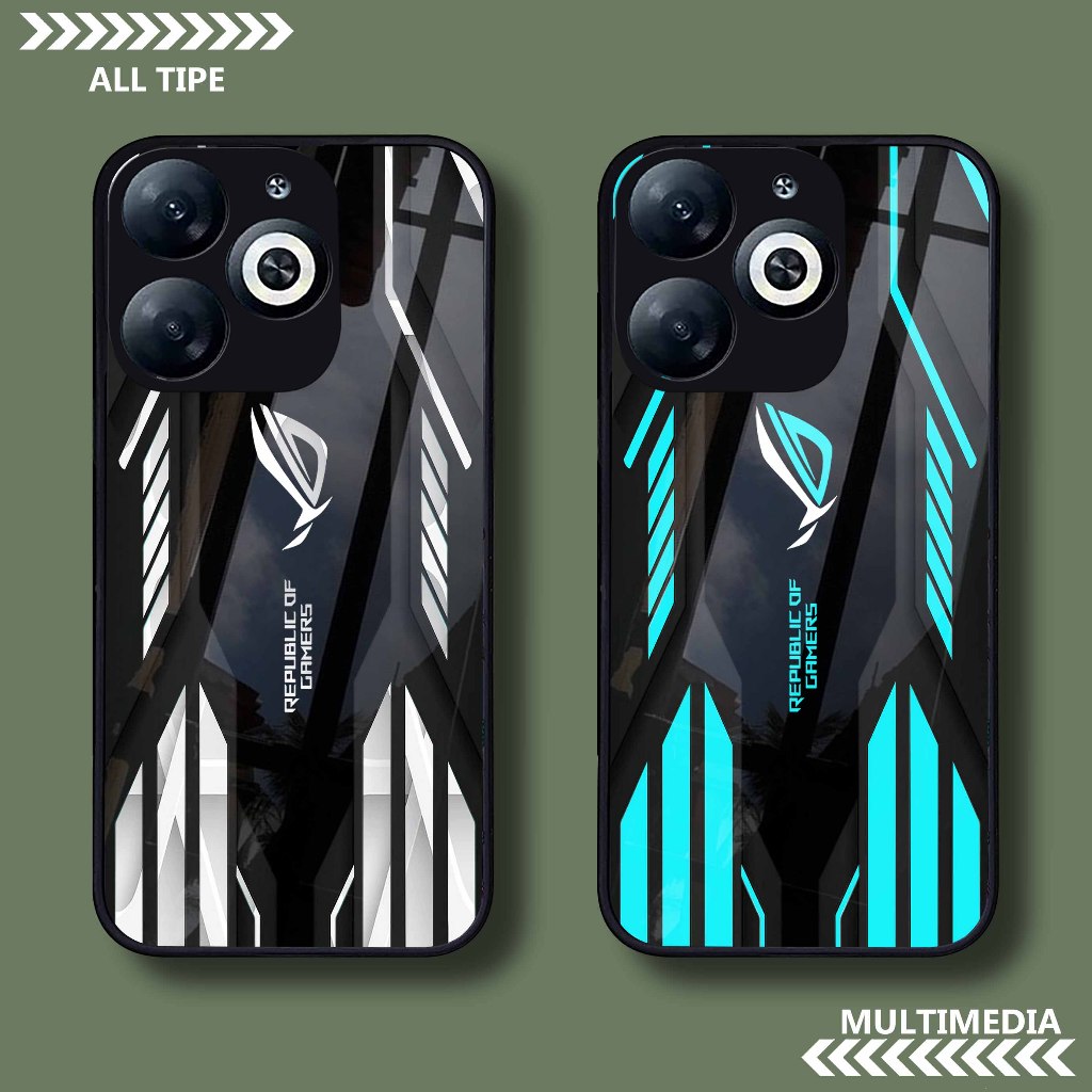MULTIMEDIA - CASE KACA ITEL A60 A60S SOFTCASE GLASS KILAU INFINIX ITEL A60 A60S CASING ITEL A60 A60S