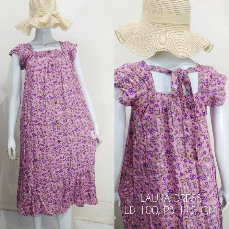 Daster Kerut Daster Laura Daster Rayon