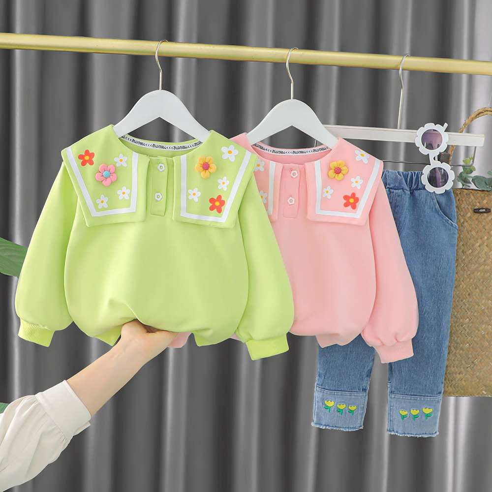 (Promo) SC - 1757 AVITA One Set Anak Cewek / Outfit Lucu Anak-Anak Cewe / Stelan Baju AnakCewe / Gro