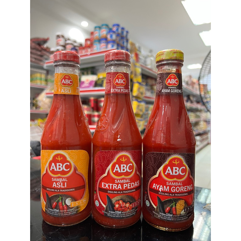 

ABC Sambal asli / Extra Pedas / Ayam Goreng Botol 335ML