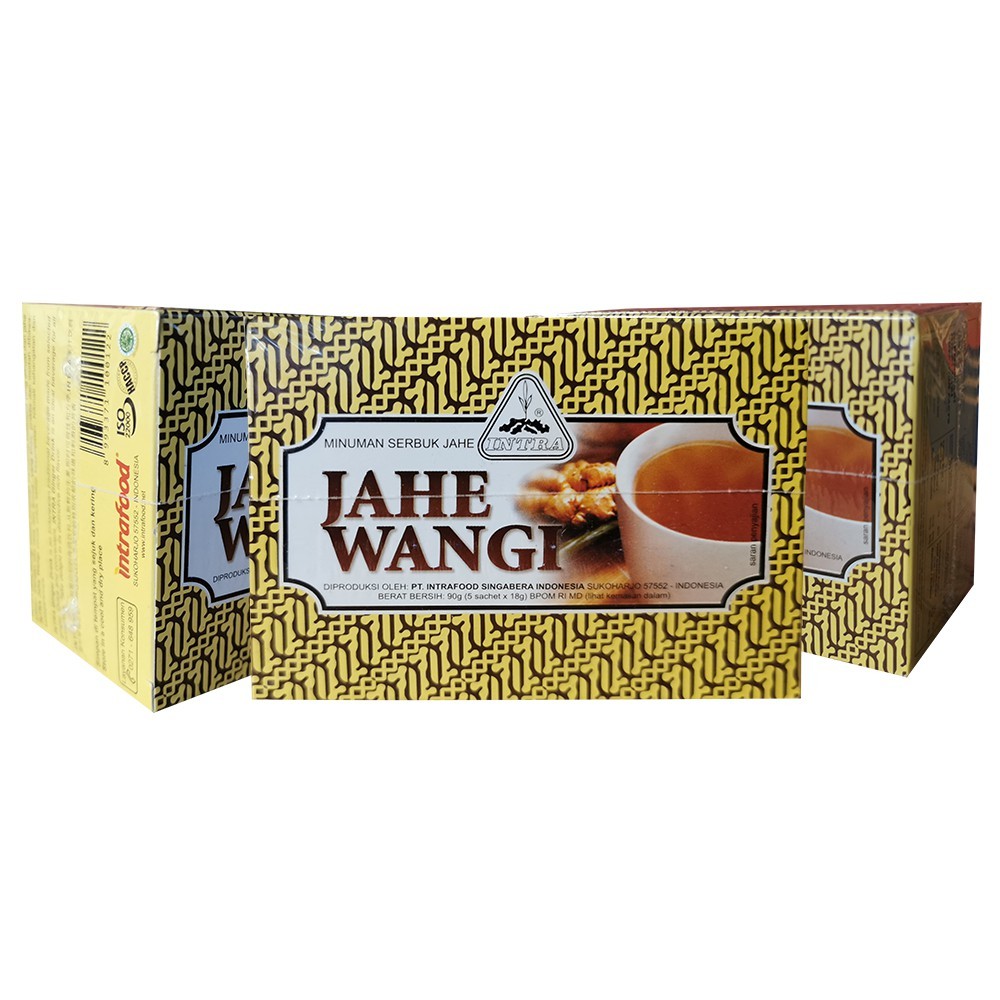 

Intra Jahe Wangi Less Sweet (Box) Isi 5 Sachet (HARGA SATUAN BOX)