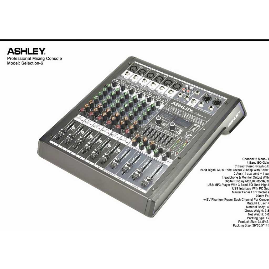 Mixer 6 Channel Ashley Selection 6