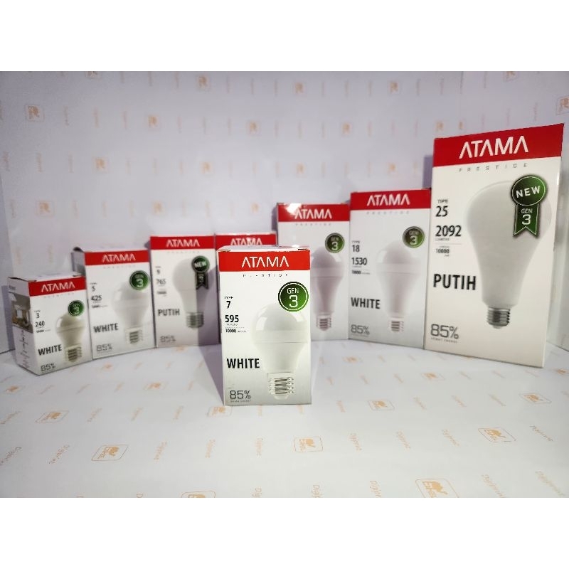 Lampu LED BULB ATAMA PRESTIGE Tipe 7 GEN 3 (NEW) Putih