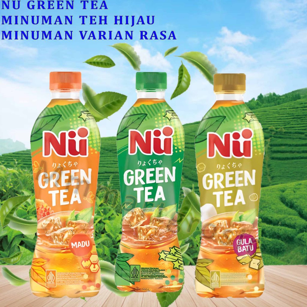 

Nu Green Tea / Minuman Teh Hijau / Minuman Teh Varian Rasa / 330ml