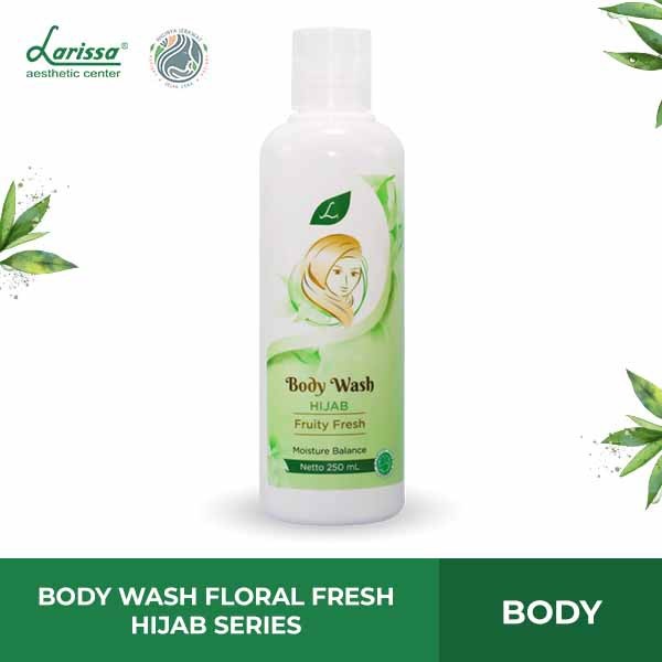 Larissa Body Wash Fruity Fresh Hijab Series / Sabun Cair Aroma Fruit