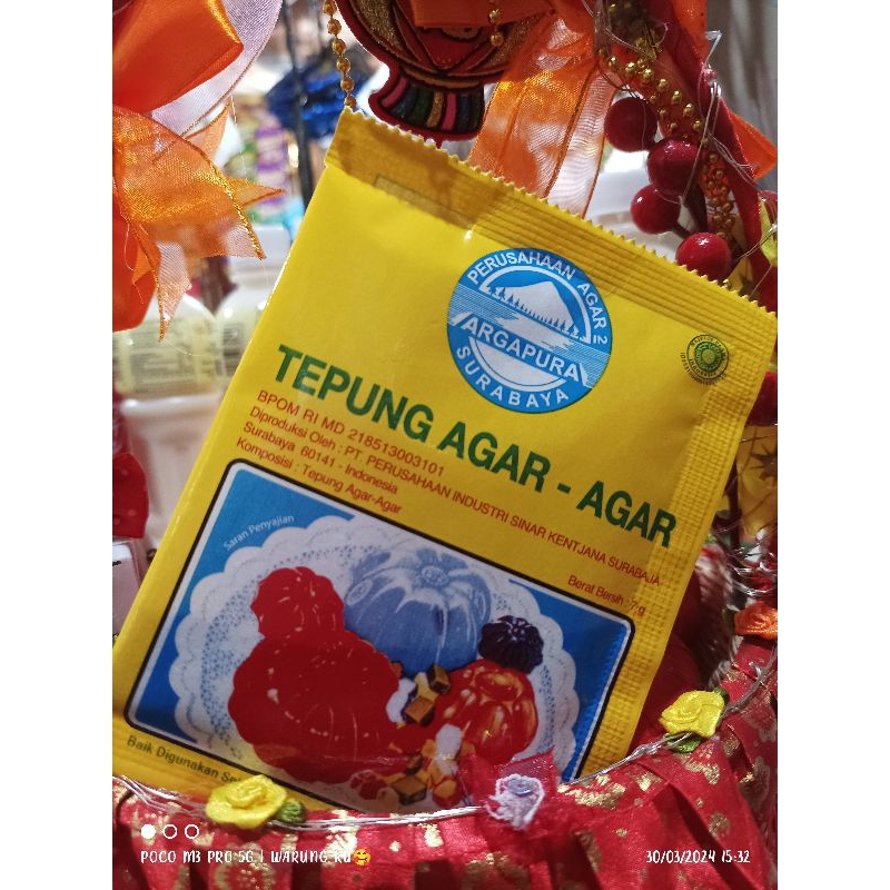

Tepung agar agar original/bening