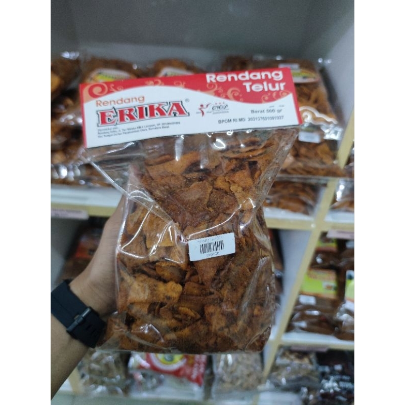 

Rendang Telur Christine Hakim Asli Padang 500gr/200gr
