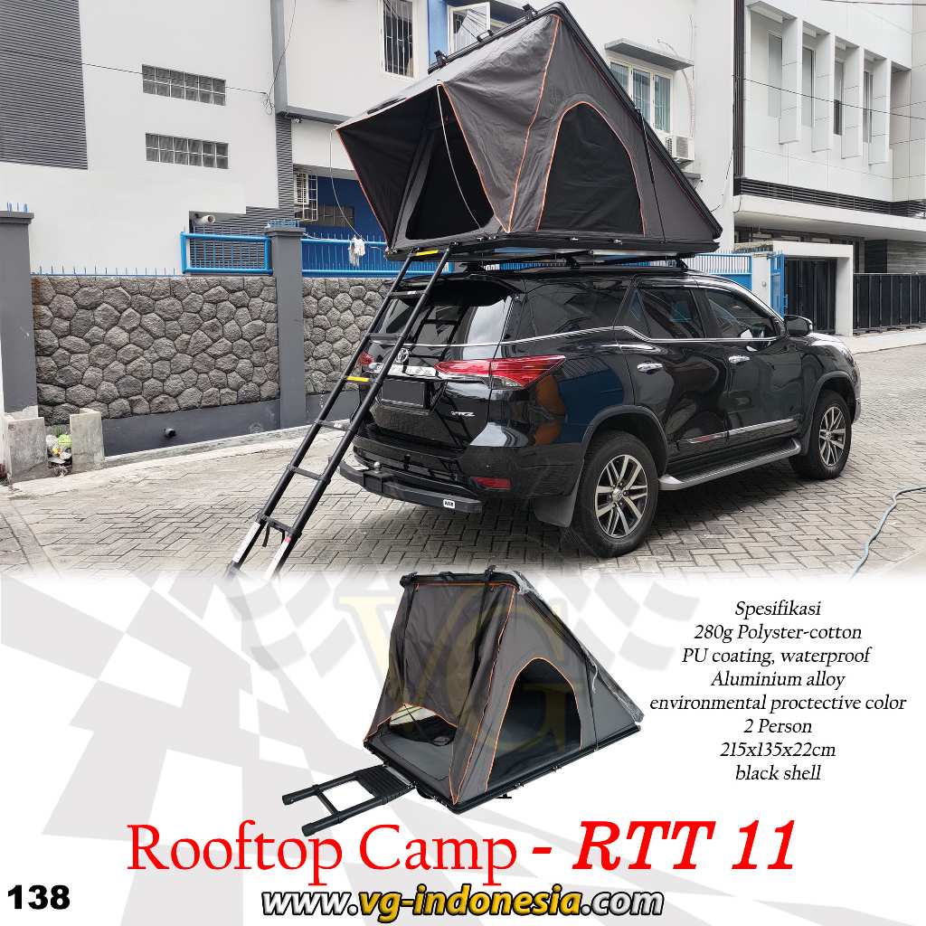 Roof Tent Roof Camp Rooftop Camp Camping Car RTT - 11 Import