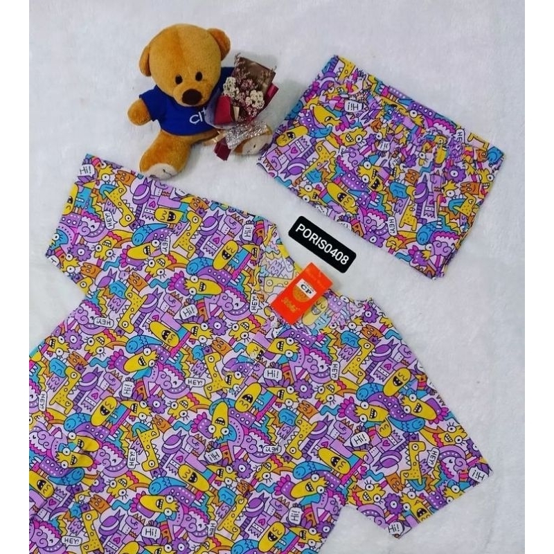 Baju Tidur CP HOKI Katun wanita (cartoon)