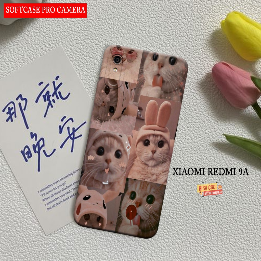 Case Xiaomi Redmi 9A Terbaru - Rajacase - casing Hp Redmi 9a - Motif Softcase Aesthetic - Pelindung 