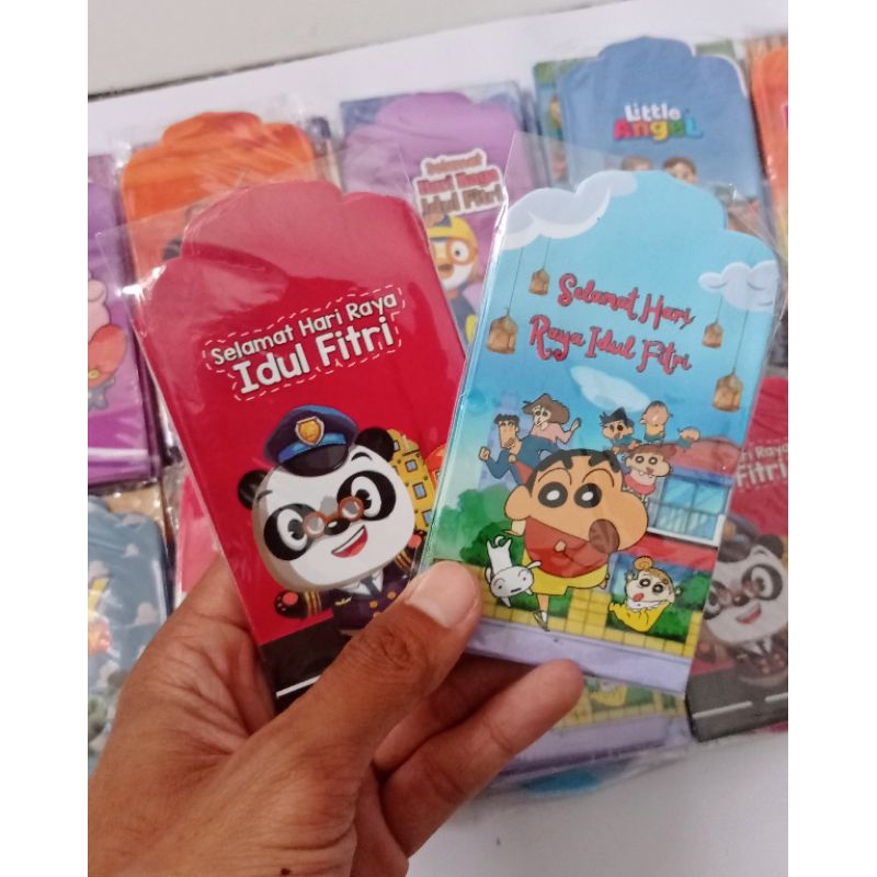 

AMPLOP LEBARAN KARAKTER KARTUN SNACK ISLAMI JUMBO 1 PACK ISI 10 PCS