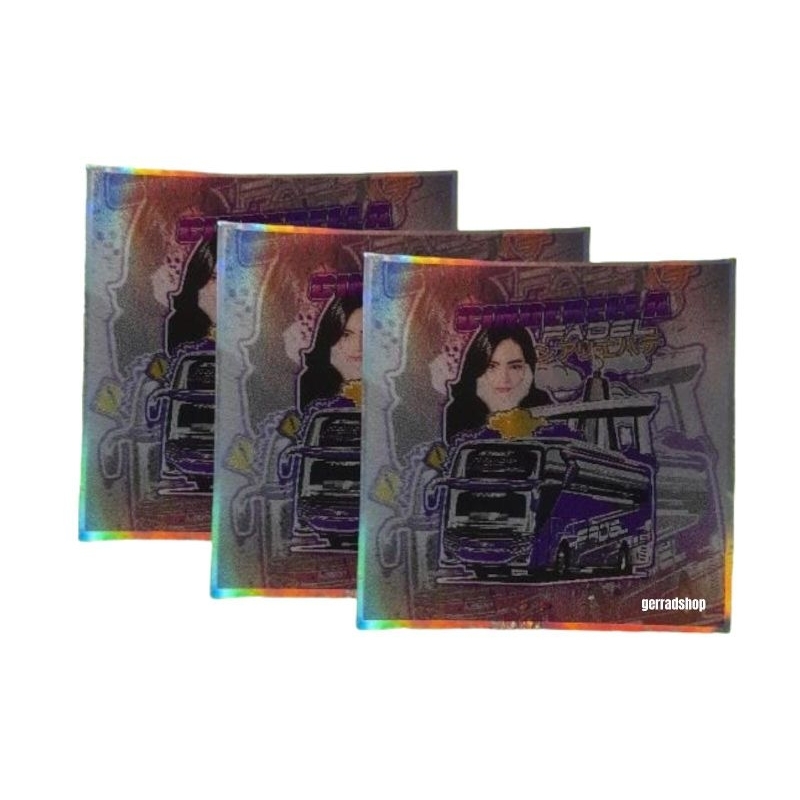 

Termurah stiker bus tempelan bis isi 9 pcs