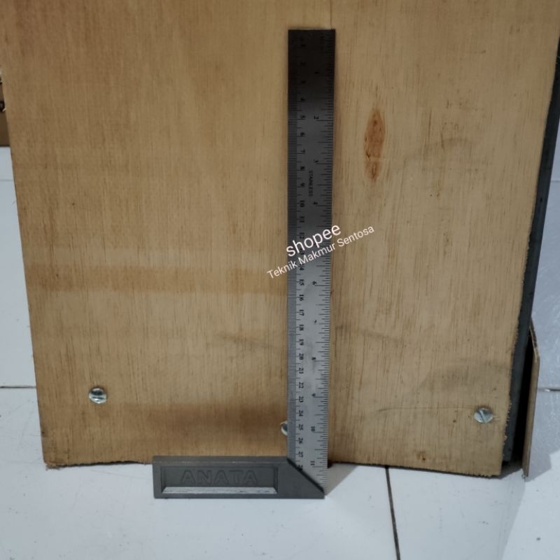 

Penggaris Siku Tukang 30 cm Anata - Siku L Meter Sudut 12 Inch