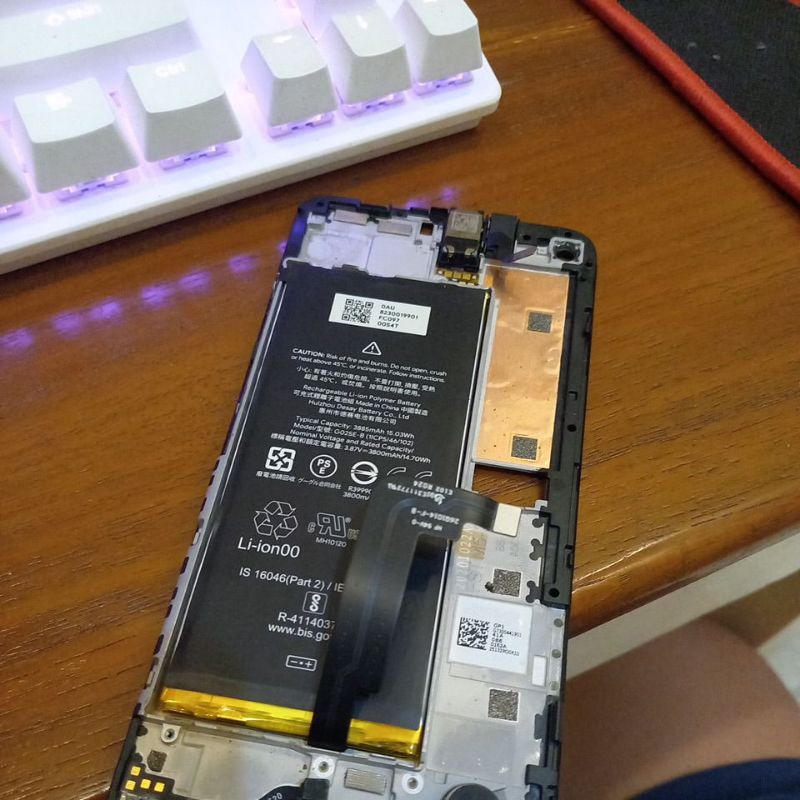 baterai+frame lcd google pixel 4a5g original copotan hp