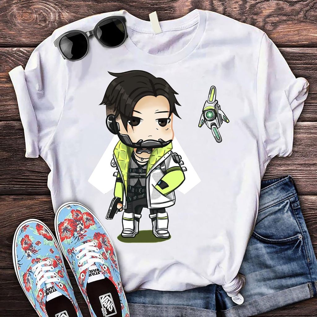 Baju Kaos Anak Distro Premium Legends Crypto T-Shirt, Chibi Apex Crypto Shirt, Funny Legends Shirt, 