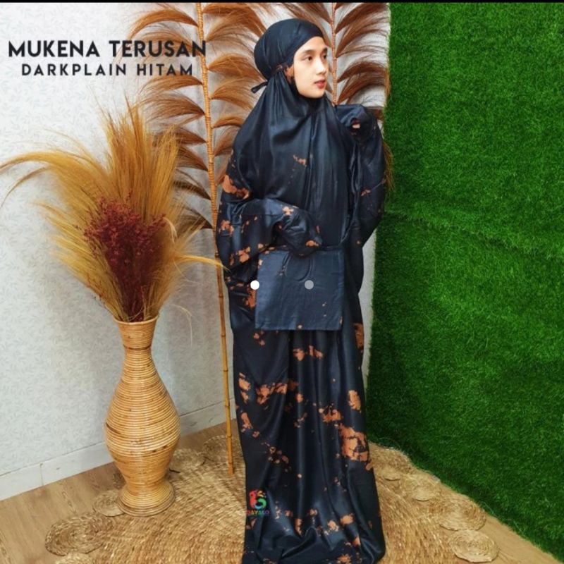 Mukena Bali Mukena Terusan Bahan Rayon Adem Motif Tiedye