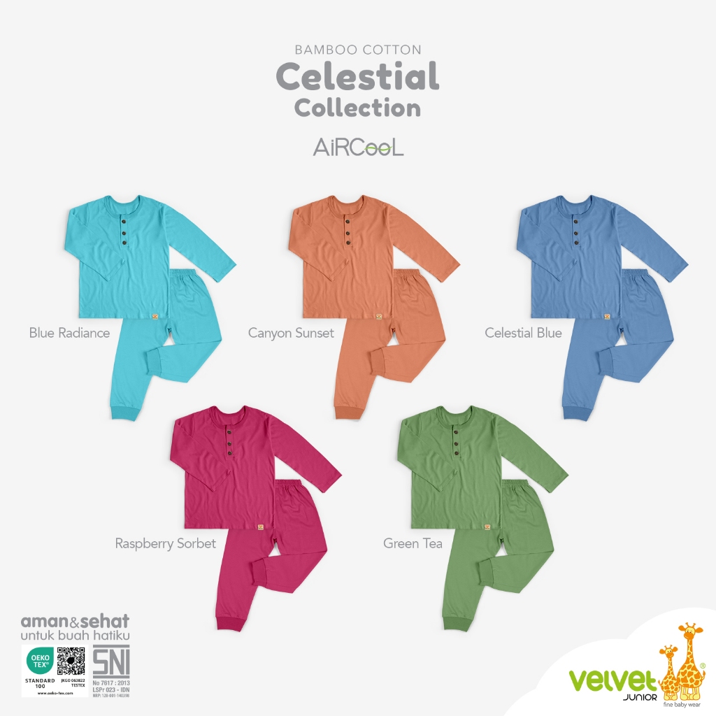 Velvet Junior Celestial Setelan Panjang