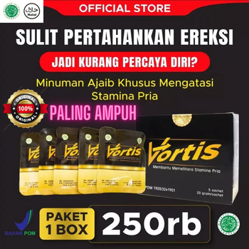 VORTIS Herbal Original dr. Yusuf Bachmid Stamina Pria Obat Kuat OBAT PRIA DEWASA TAMBAH KUAT