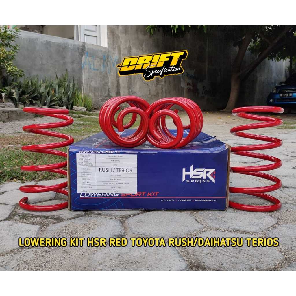 PER CEPER UNTUK MOBIL RUSH DAN TERIOS - LOWERING KIT HSR