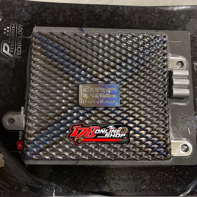 cover radiator titanium HRC vario 125 / 150 🇲🇦