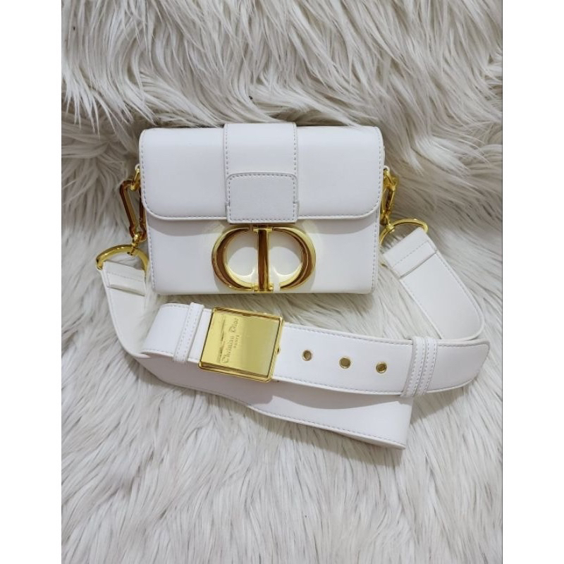 TAS CD MONTAIGNE DIOR WHITE VIP GIFT SIZE 20