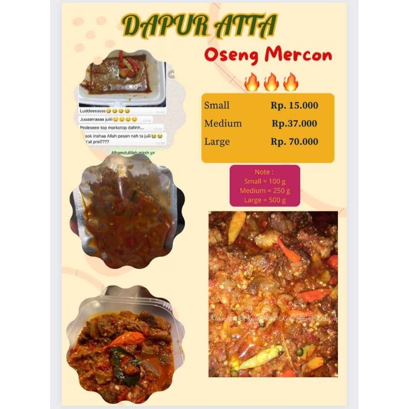 

oseng mercon // tetelan mercon