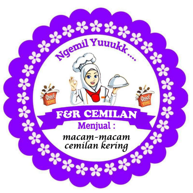 

SC (ISI 100 PCS) STICKER CEMILAN/STICKER SNACK/STICKER KUE/STICKER MAKANAN