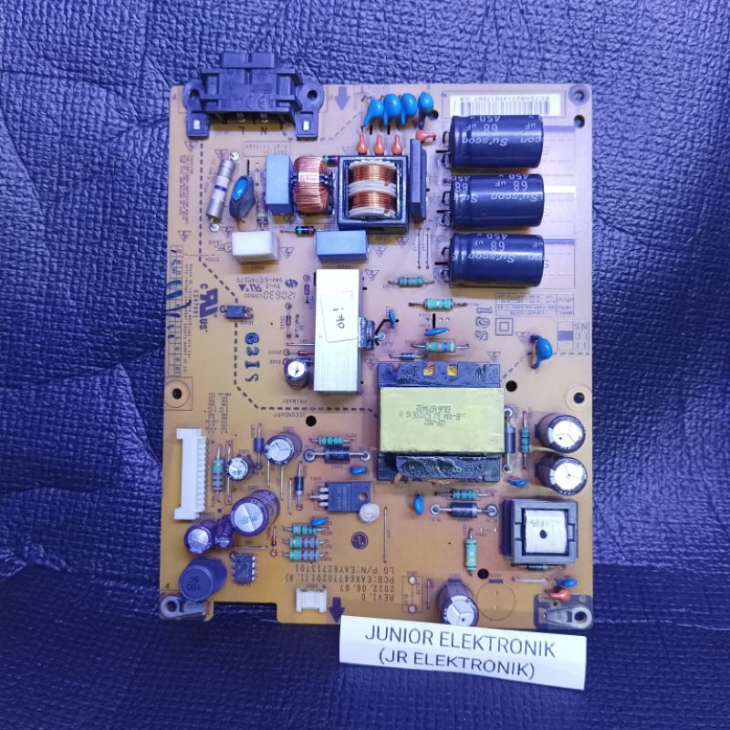 PSU TV LG 42LS3450 SECOND ORIGINAL SPAREPART TV LED LG - POWER SUPLAI POWER SUPLAY POWER SUPPLY REGU
