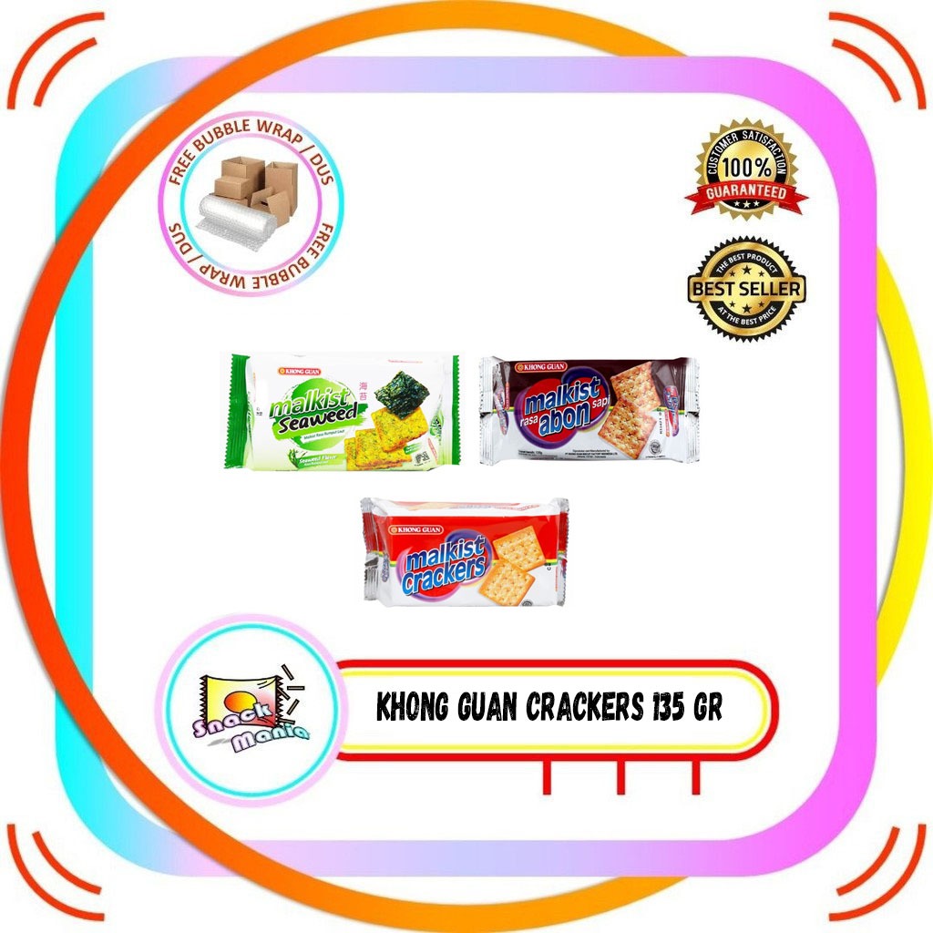 

Khong Guan Malkist Crackers Abon Sapi Seaweed 135 gr