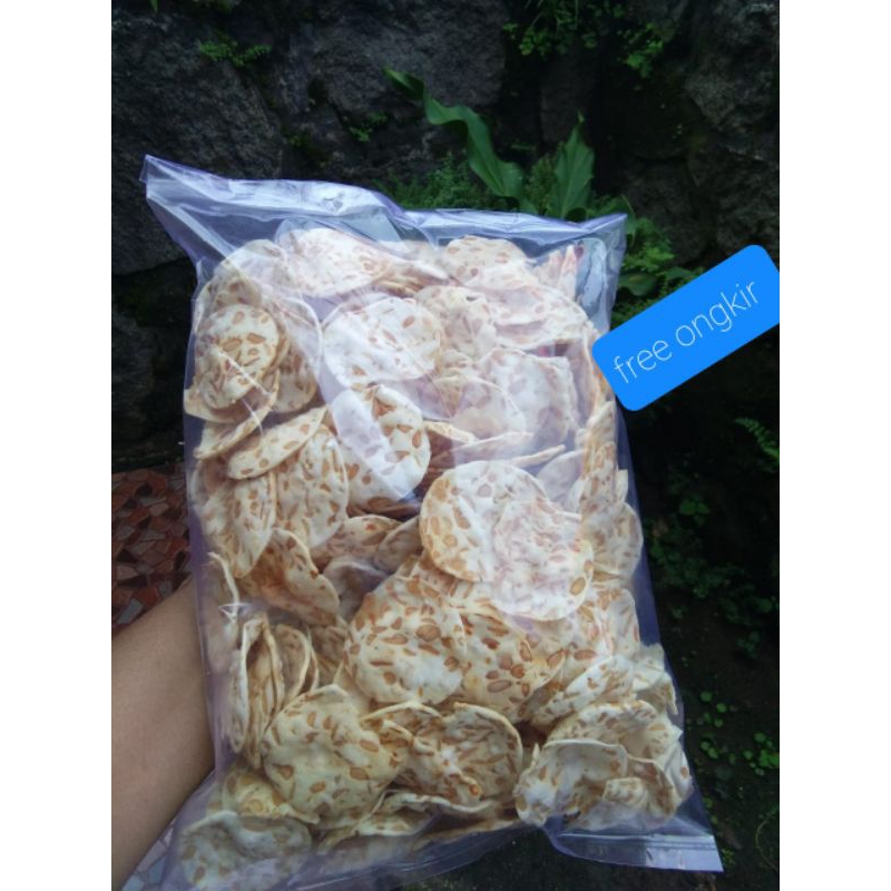 

kripik tempe tapioka/sagu 500gram termurah