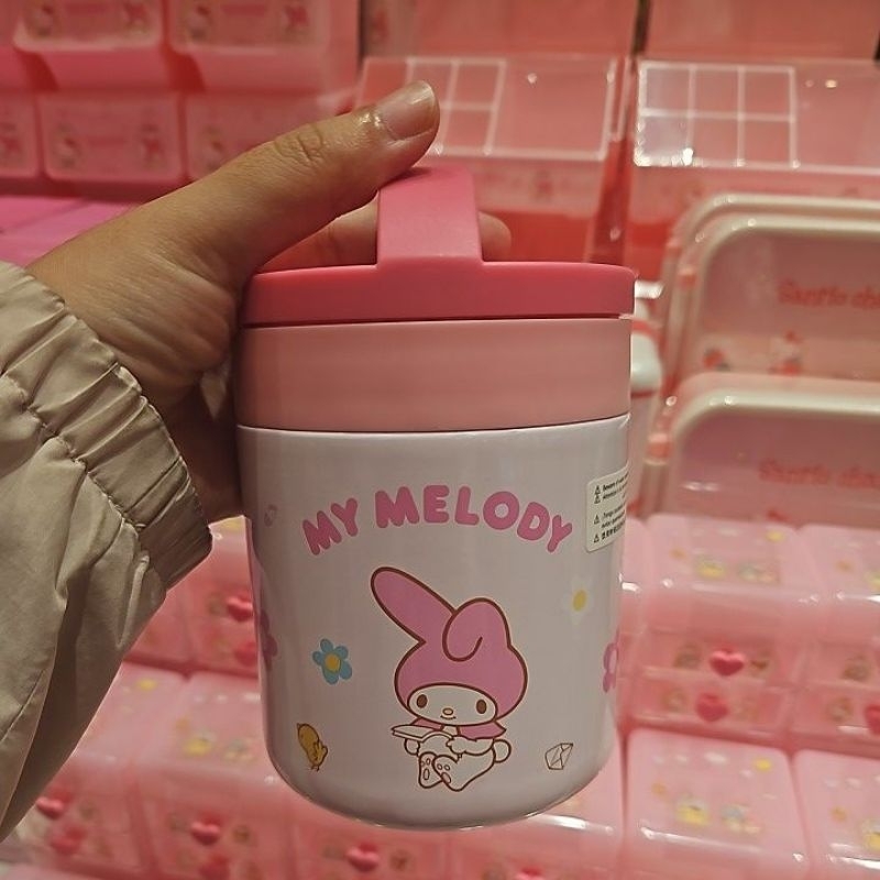 MINISO SANRIO TERMOS MAKANAN INSULATED JAR 420 ML MELODY KUROMI CINNAMOROLL